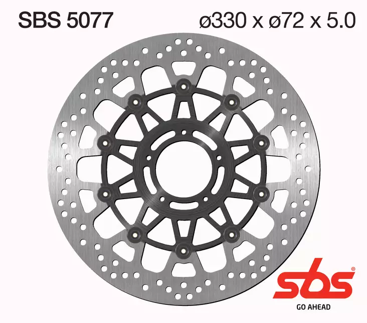 Sbs Jarrulevy Standard - Moottoripyörän jarrulevyt - D241707 - 1