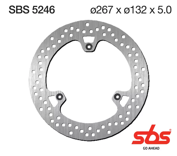 Sbs Jarrulevy Standard - Moottoripyörän jarrulevyt - D241847 - 1