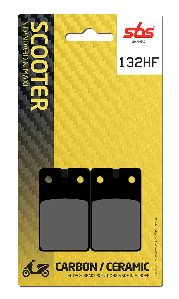 Sbs Jarrupalat Ceramic (595HF) - Mopon ja skootterin jarrupalat - D2367 - 1