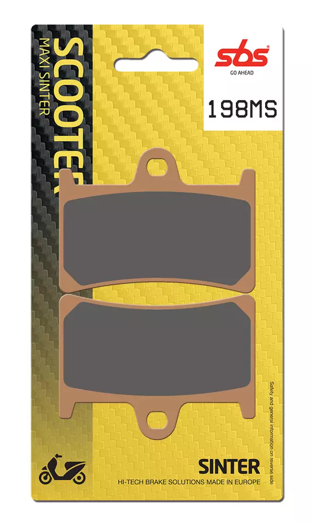 Sbs Jarrupalat Maxi Sinter - Mopon ja skootterin jarrupalat - D106527 - 1