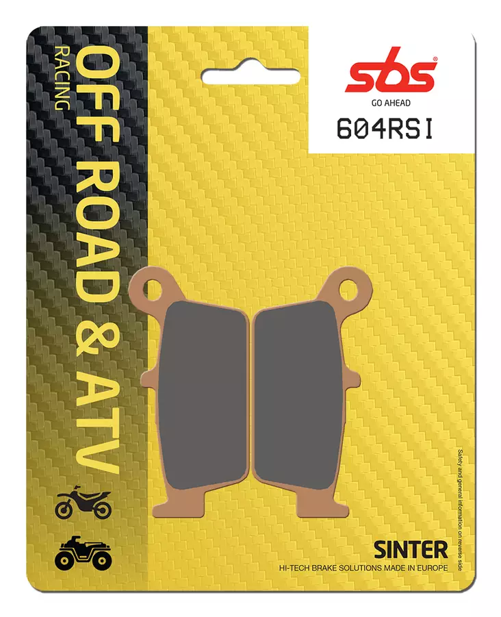 Sbs Jarrupalat Racing Sintered - Moottoripyörän jarrupalat - D2597 - 1