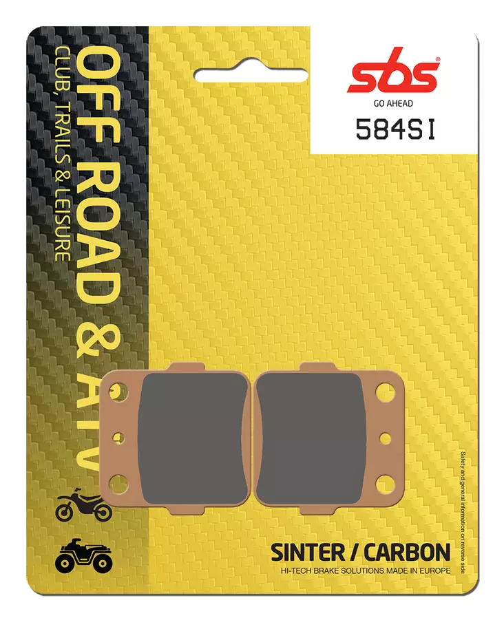 Sbs Jarrupalat Sintered Offroad - Moottoripyörän jarrupalat - D2567 - 1