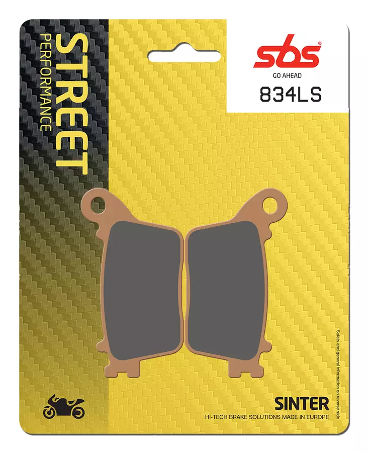 Sbs Jarrupalat Sintered Taakse - Moottoripyörän jarrupalat - D65817 - 1