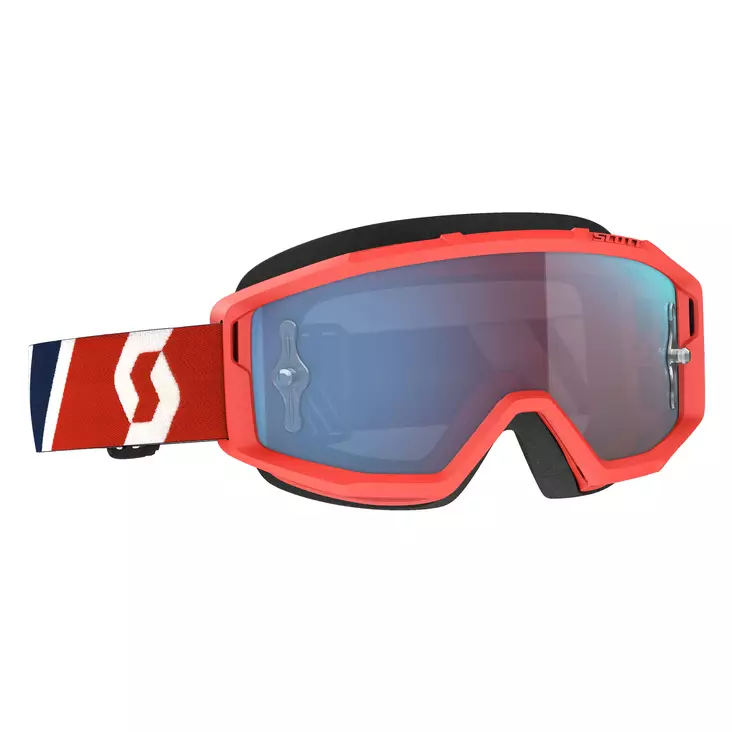 Scott Goggle Primal red/blue blue chrome works - Crossilasit - D361427 - 1