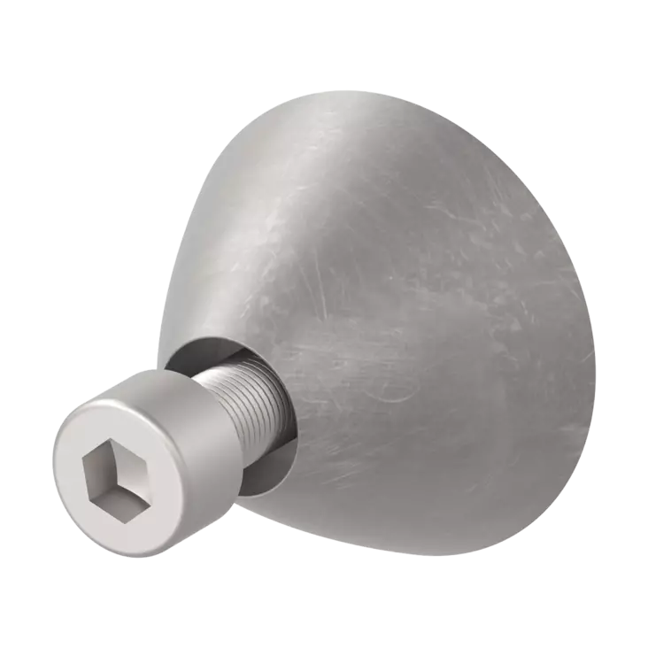 Side-power anodi Ø125mm - Veneen keulapotkurit - D292437 - 1