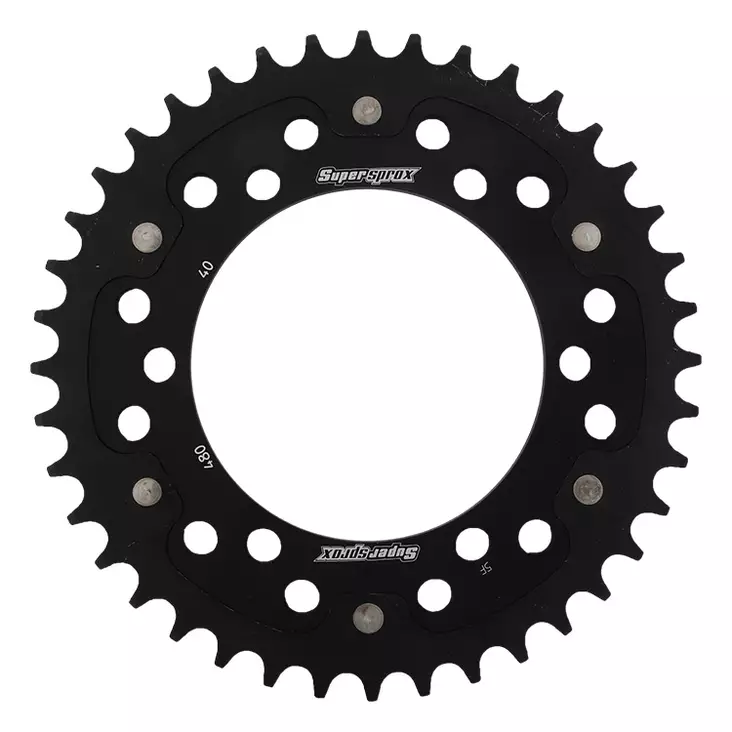 Supersprox Stealth Takaratas Musta - Moottoripyörän takarattaat - D294107 - 1