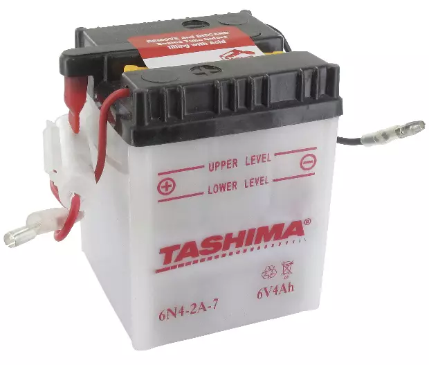 Tashima battery 6 v - 4.0 ah - Tarvikevaraosat - 6N42A7 - 1