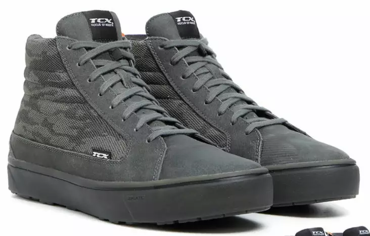 TCX Street 3 Air Camo moottoripyöräajokenkä vihreä - Moottoripyörä ajokengät - D415807 - 1