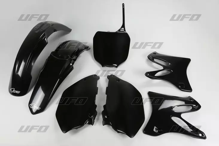 UFO Muovisarja 5-osainen Musta YZ125/250 02-05 - Offroad muovisarjat - D220157 - 1