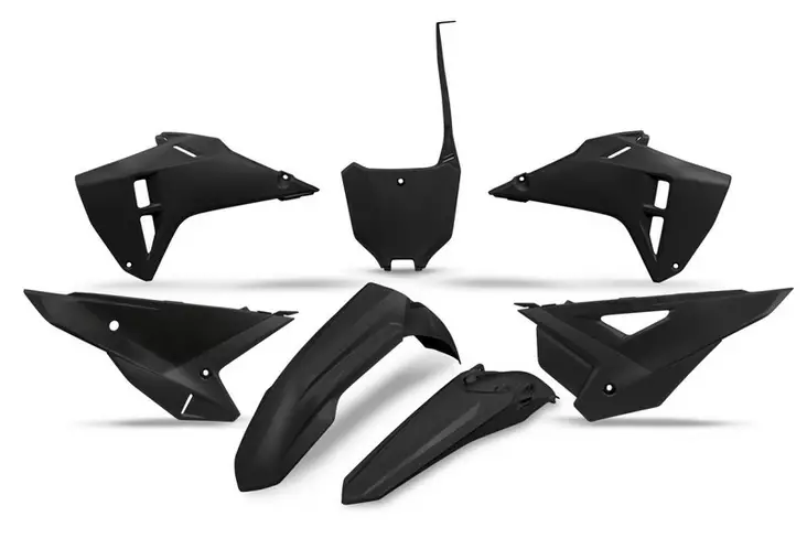 UFO Plastic kit 5-parts Black CRF250R 25-. CRF450R 25-.. - Offroad muovisarjat - D511197 - 1