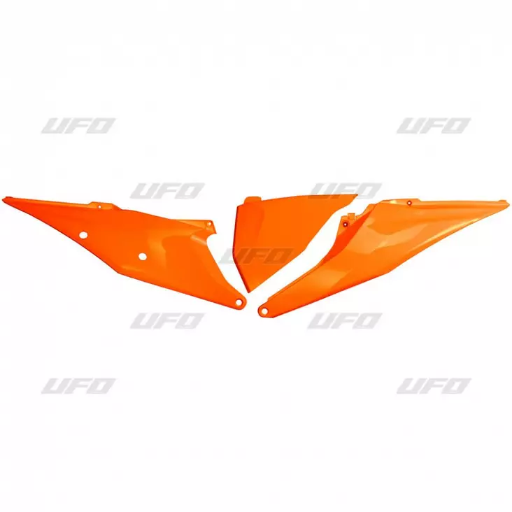 UFO Sivunumerokilvet KTM125-525 SX/SXF 19-22 EXC/EXC-F 20-23 Oranssi 127 - Offroad sivupaneelit - D336107 - 1