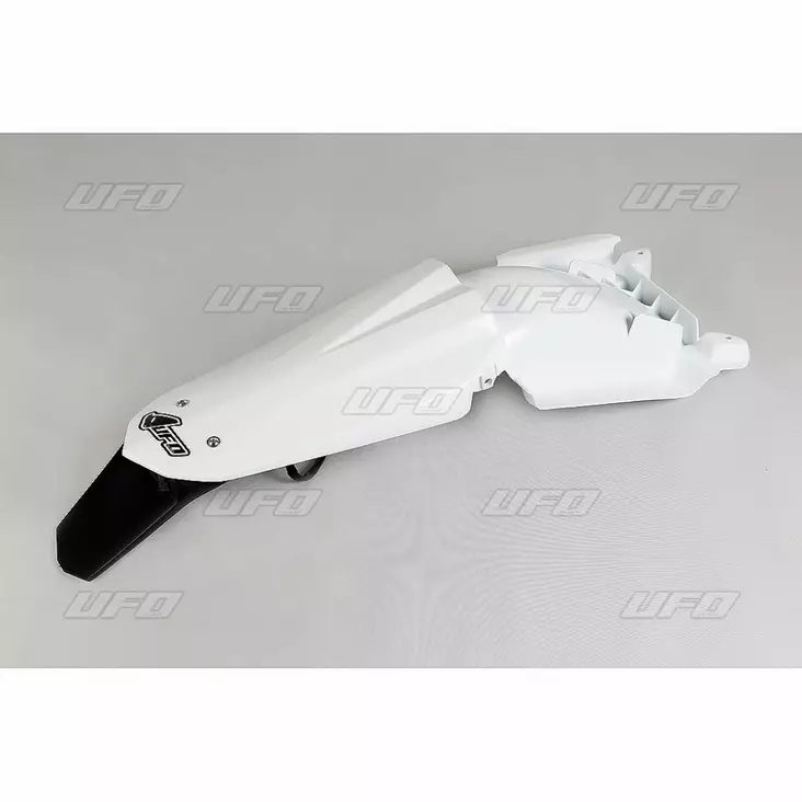 UFO Takalokasuoja Enduro takavalolla HVA TC/TE250-510 08- Valkoinen 041 - Offroad lokasuojat ja jatkeet - D219257 - 1