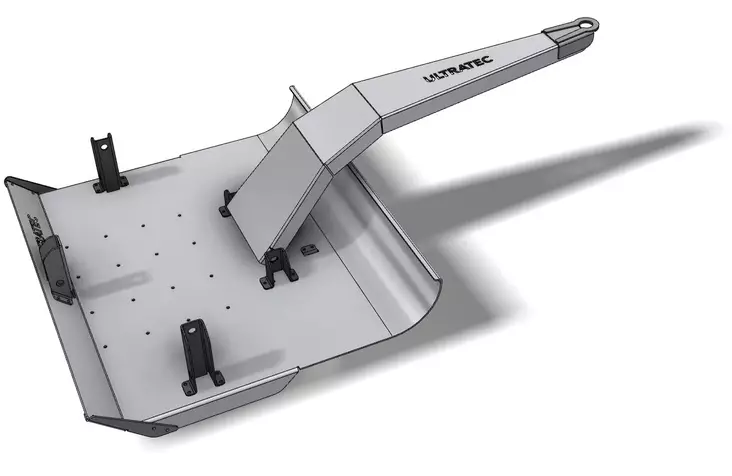 Ultratec Latuhöylä, 75cmx75cm, paino 20kg - Moottorikelkan reet ja pulkat - D328567 - 1