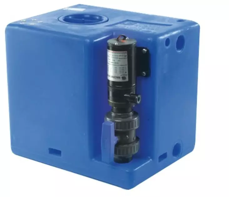 Waste water tank 56 l 12 V + macerator - Veneen septitankit - D157577 - 1
