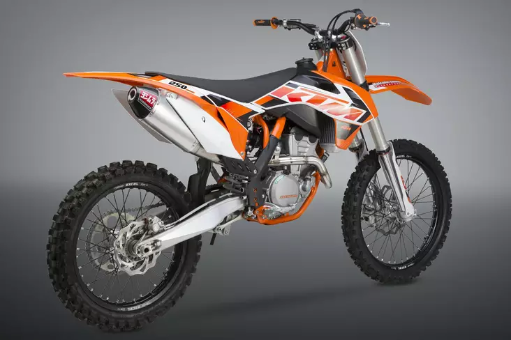 Yoshimura Full System Ktm 250 Sx-F 2013-15 Signature Rs-4 Fs Ss-Al-Cf - Moottoripyörän pakoputkistot - D334437 - 1