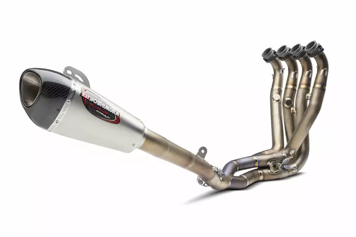 Yoshimura Full System Ktm Suzuki Gsx-R1000 2017-20 Race Alpha T Fs Ti-Ti-Cf Work - Moottoripyörän pakoputkistot - D334087 - 1