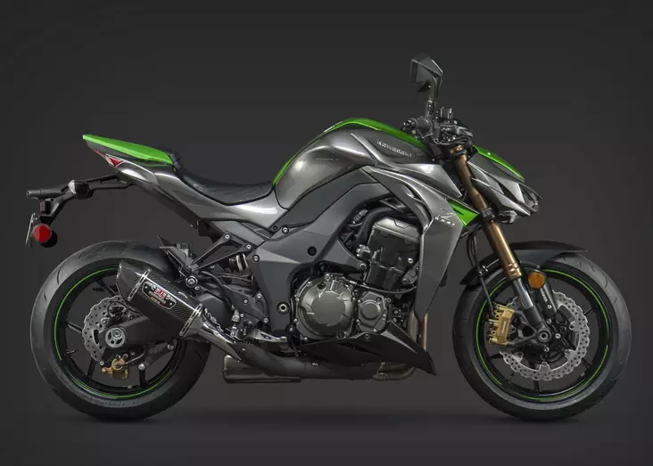 Yoshimura Slip-On Kawasaki Z1000 2014-16 Signature R-77 So Ss-Cf-Cf Dual - Moottoripyörän äänenvaimentimet - D334267 - 1