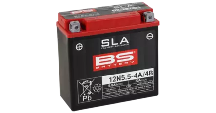 BS Battery 12N5.5-4A/4B (FA) SLA - Sealed & Activated - Akut - D262648 - 1