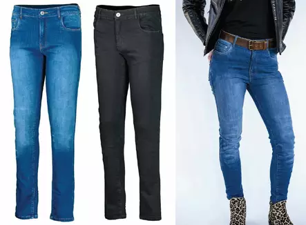 Grand Canyon Bikewear Ajofarkut Torino Naisten Musta pesty - Moottoripyörä ajohousut - D429258 - 1