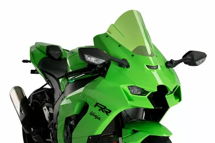 Puig Z-Racing Screen Kawasaki Zx-10R/Rr 21' C/Green - Moottoripyörän katteet ja tuulenohjaimet - D406928 - 1