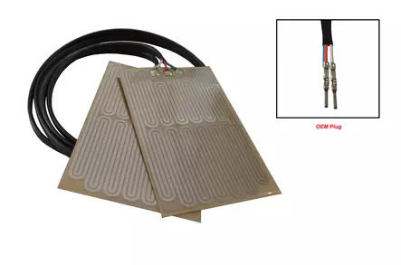 RSI Kädensijanlämmittimet norm pituus BRP 2-johtoa 2003-18 - Moottorikelkan kahvanlämmittimet - D229328 - 1