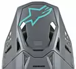 Alpinestars Lippa S-M8 - RADIUM Harmaa/sinivihreä - Offtoad kypärien lipat - D271548 - 1
