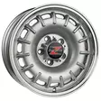 Barzetta Baroque Silver Polished Lip alumiinivanne 7x15 - 15-tuumaiset alumiinivanteet - 499-147658 - 1