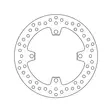 Brembo Serie Oro jarrulevy - Moottoripyörän jarrulevyt - D122868 - 1