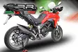 GPR Ducati Multistrada 950 2017/20 e4 EC-Approv. full line exhaust catalized GP - Moottoripyörän pakoputkistot - D424528 - 7