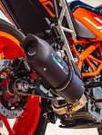 GPR Ktm Duke 125 2017/20 e4 EC-Approv. slip-on exhaust Furore Evo4 Nero - Moottoripyörän äänenvaimentimet - D426618 - 7