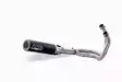 GPR YamahaMt-07 2021/2024 e5 M3 BLACK TITANIUM FS - Moottoripyörän pakoputkistot - D518838 - 1
