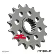 JT Eturatas JTF1904.17 - Moottoripyörän eturattaat - D431678 - 1
