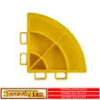Lattialaatan kulmapala, racing yellow 4 kpl - Lattialaatat halliin / talliin - 499-66708 - 1