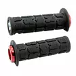 ODI (Single-Clamp) GRIPS ROGUE ATV/PWC - V2.1 L/O 125mm ¾ Flg Black w/Red Clamps - Moottoripyörän kahvakumit - D510098 - 1