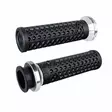 ODI Street Grips V-TWIN Lock-On VANS Signature-Indian TBW BLACK/Silver - Moottoripyörän kahvakumit - D510218 - 1