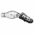 Polisport Armadillo Head Pipe Guard - short version black (6) - Moottoripyörän pakoputken osat - D344128 - 1