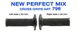 Progrip Tupet 796, musta, 22/25mm - Moottoripyörän kahvakumit - D467858 - 1