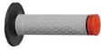 Protaper Tupet Tri-Density Diamond Harmaa/Punainen - Moottoripyörän kahvakumit - D120088 - 1