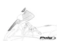 Puig Touring Screen Con Visera Ktm 1290 Superduke Gt - Moottoripyörän katteet ja tuulenohjaimet - D338028 - 1