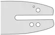 Ratioparts 3/8"P 1,3mm 12" terälaippa - Moottorisahan terälaipat 3/8"P - 05568 - 2