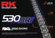RK 530 DR Drag Race Chain - Moottoripyörän ketjut 530 - D478718 - 1