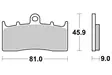Sbs Jarrupalat Ceramic - Moottoripyörän jarrupalat - D220938 - 1