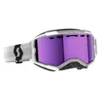 Scott Goggle Fury Snow Cross white enhancer purple chrome - Kelkkalasit - D443728 - 1