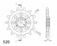 Supersprox / JT Eturatas 428.13 - Moottoripyörän eturattaat - D73638 - 2