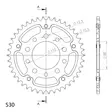 Supersprox Stealth Takaratas Kulta - Moottoripyörän takarattaat - D292818 - 1