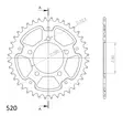 Supersprox Stealth Takaratas Kulta - Moottoripyörän takarattaat - D293828 - 1