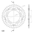 Supersprox Stealth Takaratas Musta - Moottoripyörän takarattaat - D293558 - 1