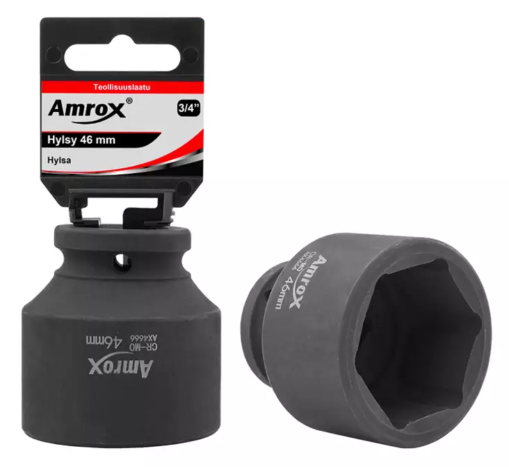 Voimahylsyt 3/4" 6pt amrox - Hylsyt ja voimahylsyt - LX15818 - 1