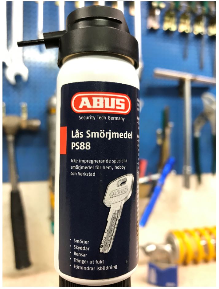 ABUS Lukkospray 50 ml Swedish text - Lukko tarvikkeet - D328198 - 1