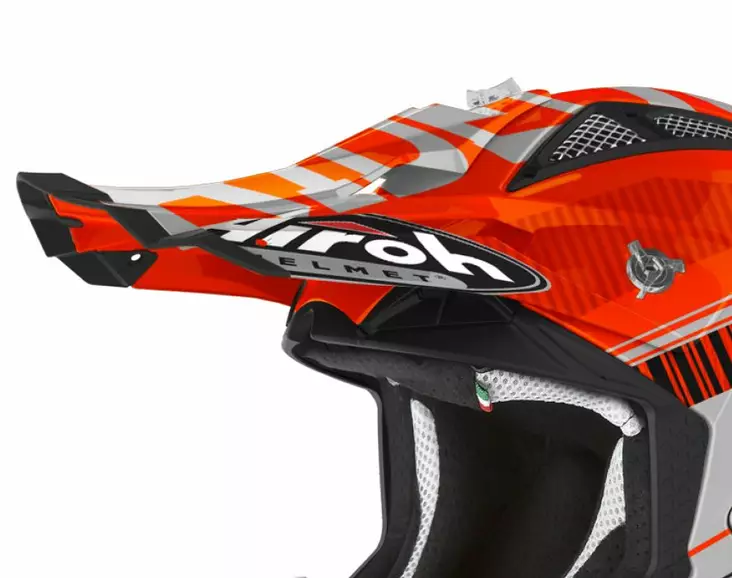 Airoh Aviator 2.3 Lippa Novak chrome orange N/A - Offtoad kypärien lipat - D341978 - 1